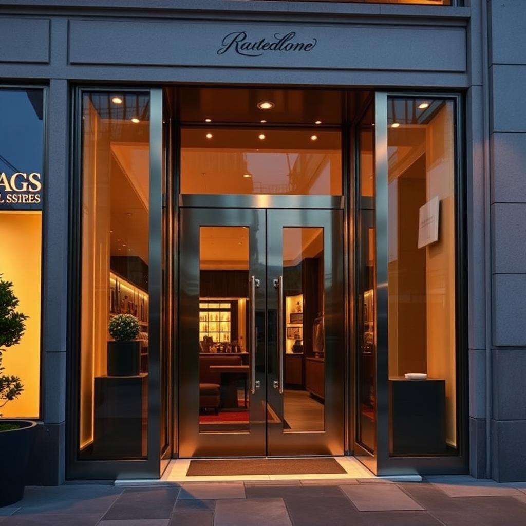 Aluminum Storefront Door